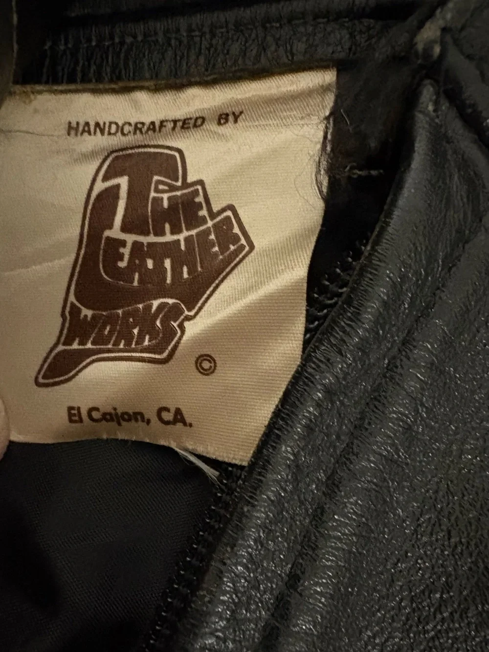Hand Crafted Black Leather Garment Bag